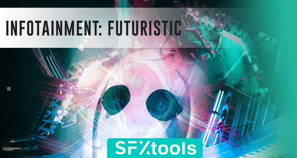 Infotainment: Futuristic cover artwork