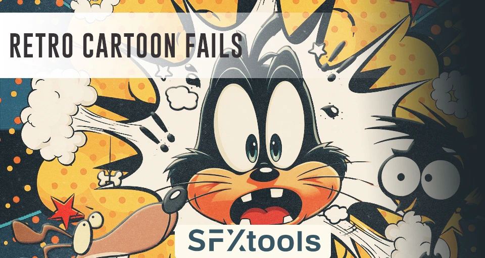 Retro Cartoon Fails cover artwork