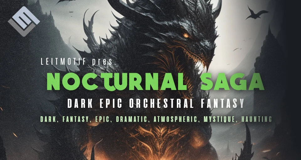 Nocturnal Saga: Dark Epic Orchestral Fantasy cover artwork