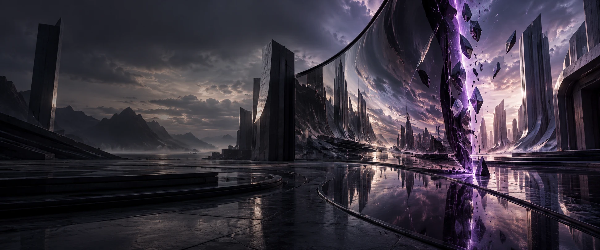 Twisted Realities: High-Tech Sci-Fi artwork