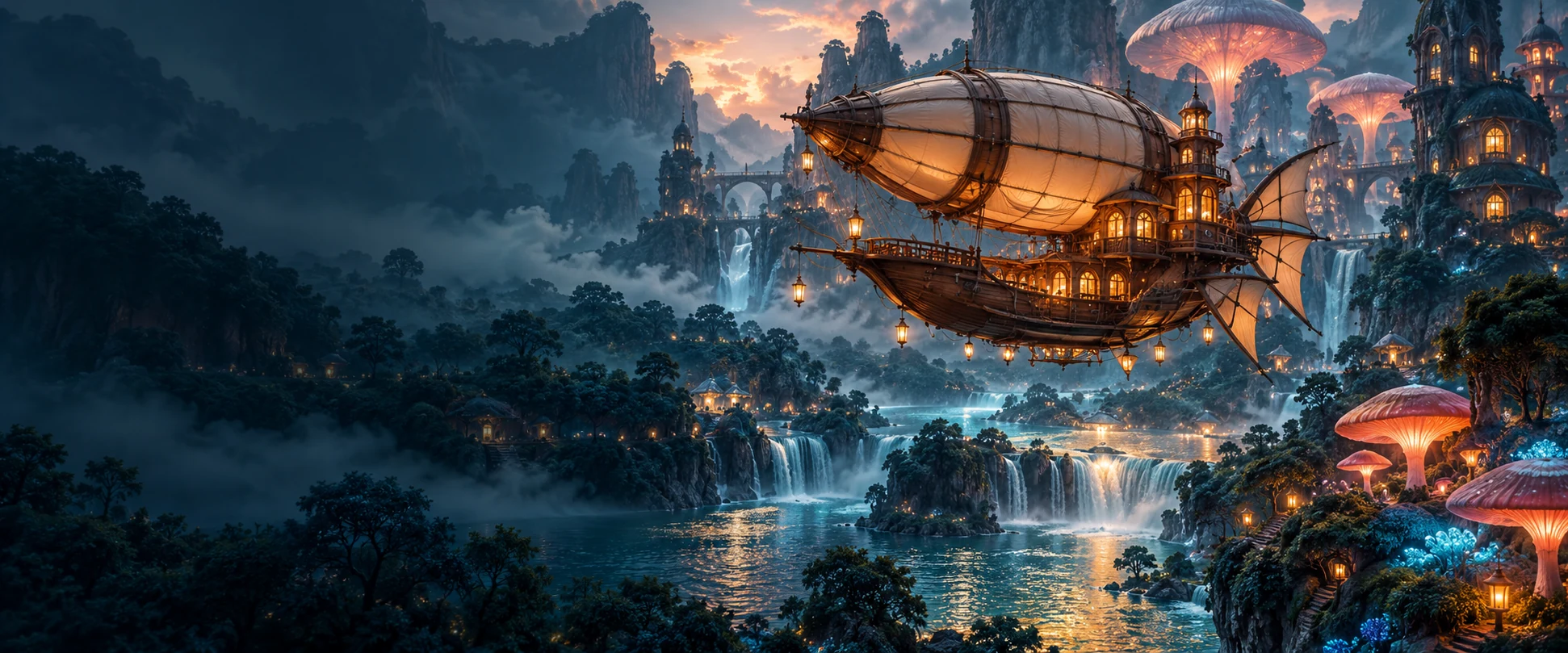 Whimsical World: Enchanted Cinematic Symphony artwork