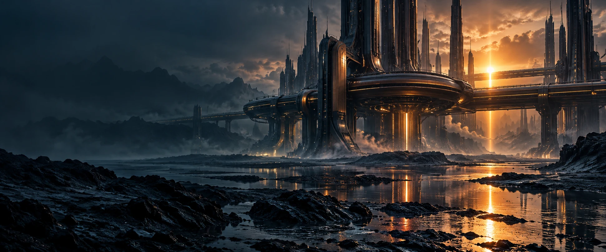Oblivion: Dark Hybrid Sci-Fi Cinema artwork