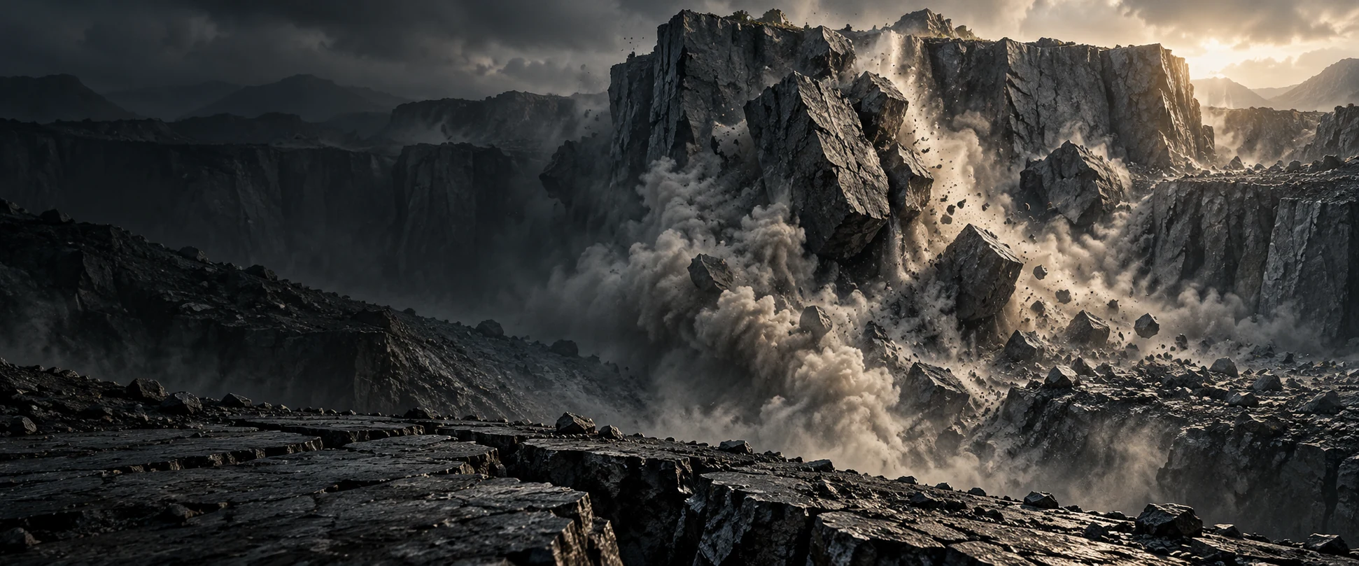 Destruction: Rock artwork