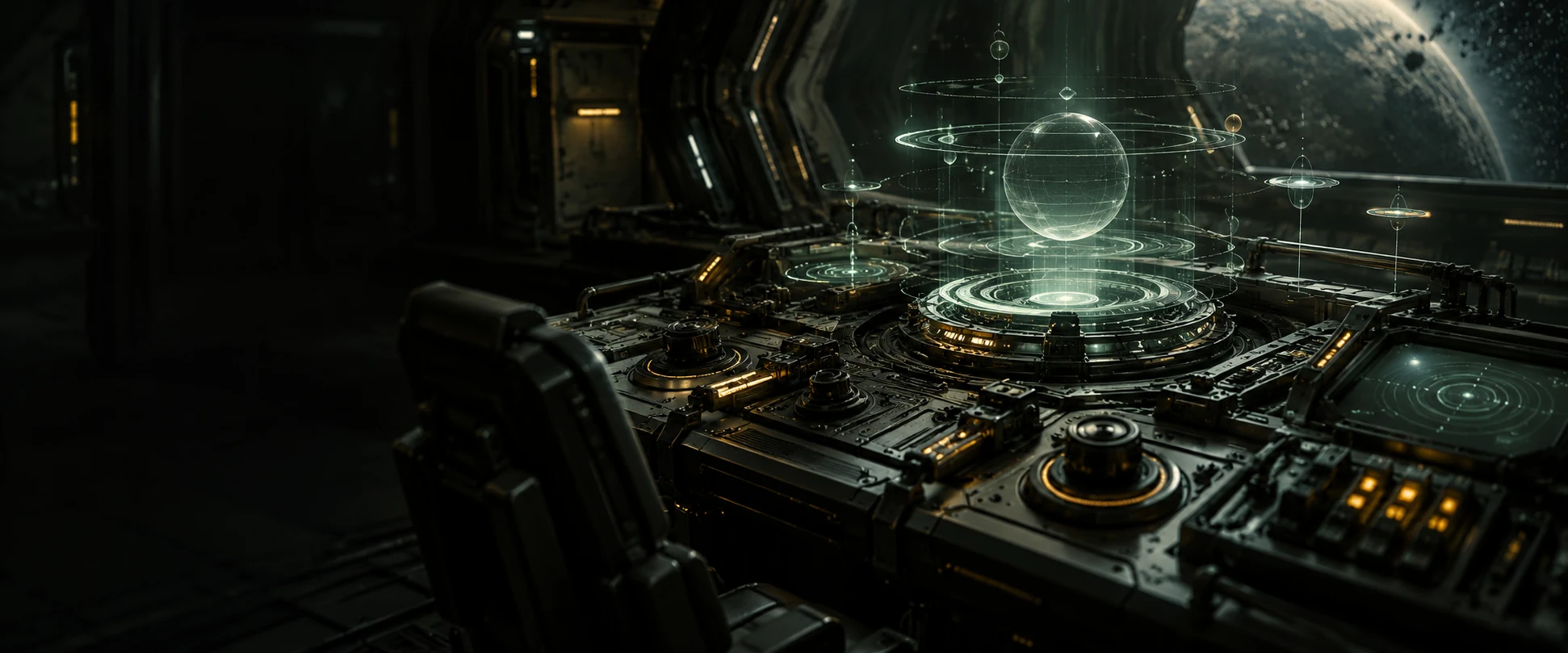 Sci-Fi Game UI artwork
