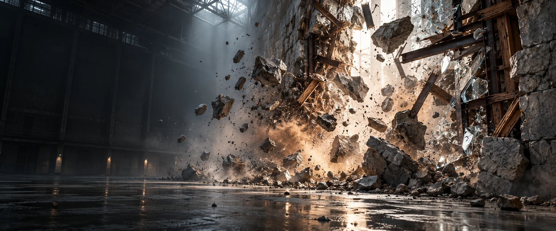 Destruction: Hybrid artwork
